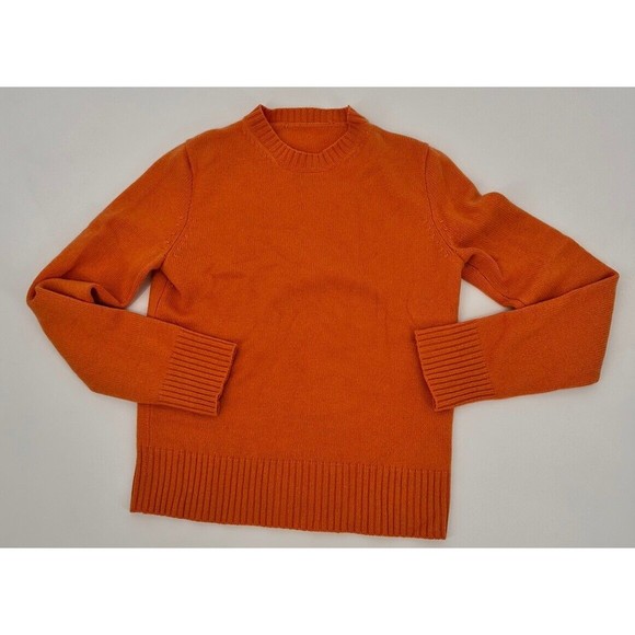 Women Wool Cashmere Sweater Knitted Pullover Slim Crew Neck Sweater Solid No Tag - Picture 1 of 7